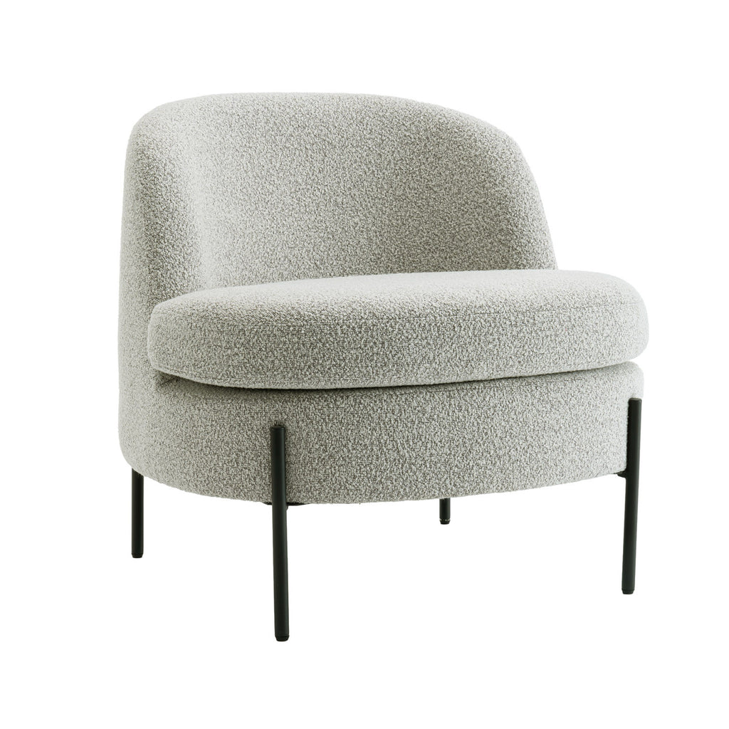 Poltrona Greta gris claro