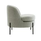 Poltrona Greta gris claro