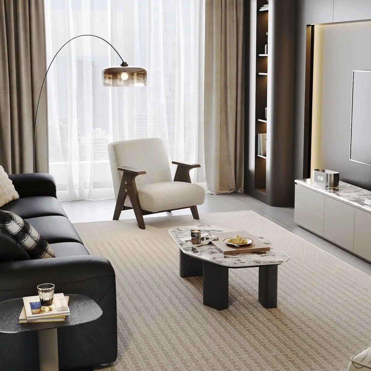 Poltrona Line beige