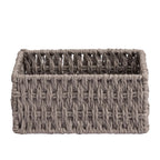 Porta Servilletas de Fibra Gris 18x18cm