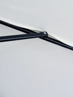 Quitasol redondo blanco 2,7m + base redonda