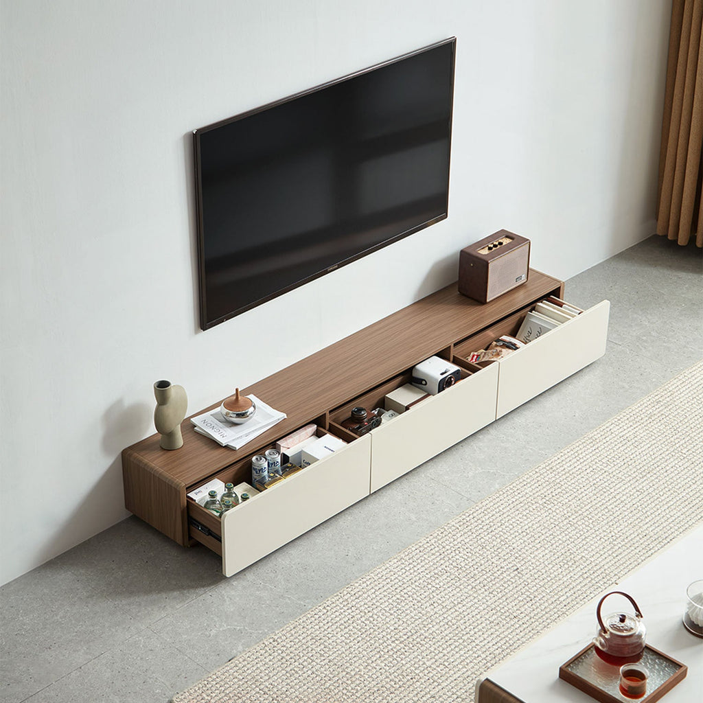 Rack de TV Seiren gris claro