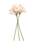 Ramo pompones artificial rosado 31cm