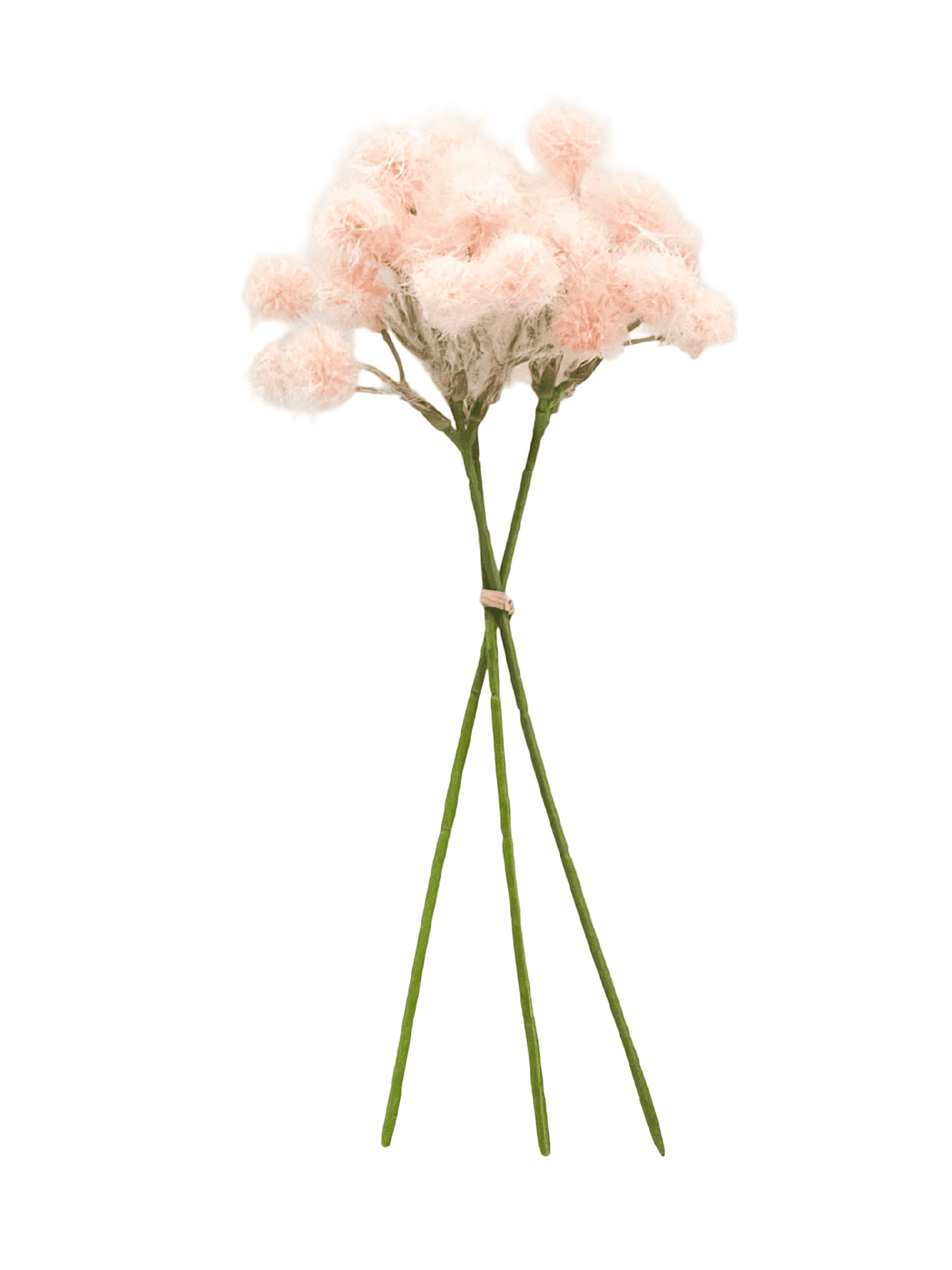 Ramo pompones artificial rosado 31cm
