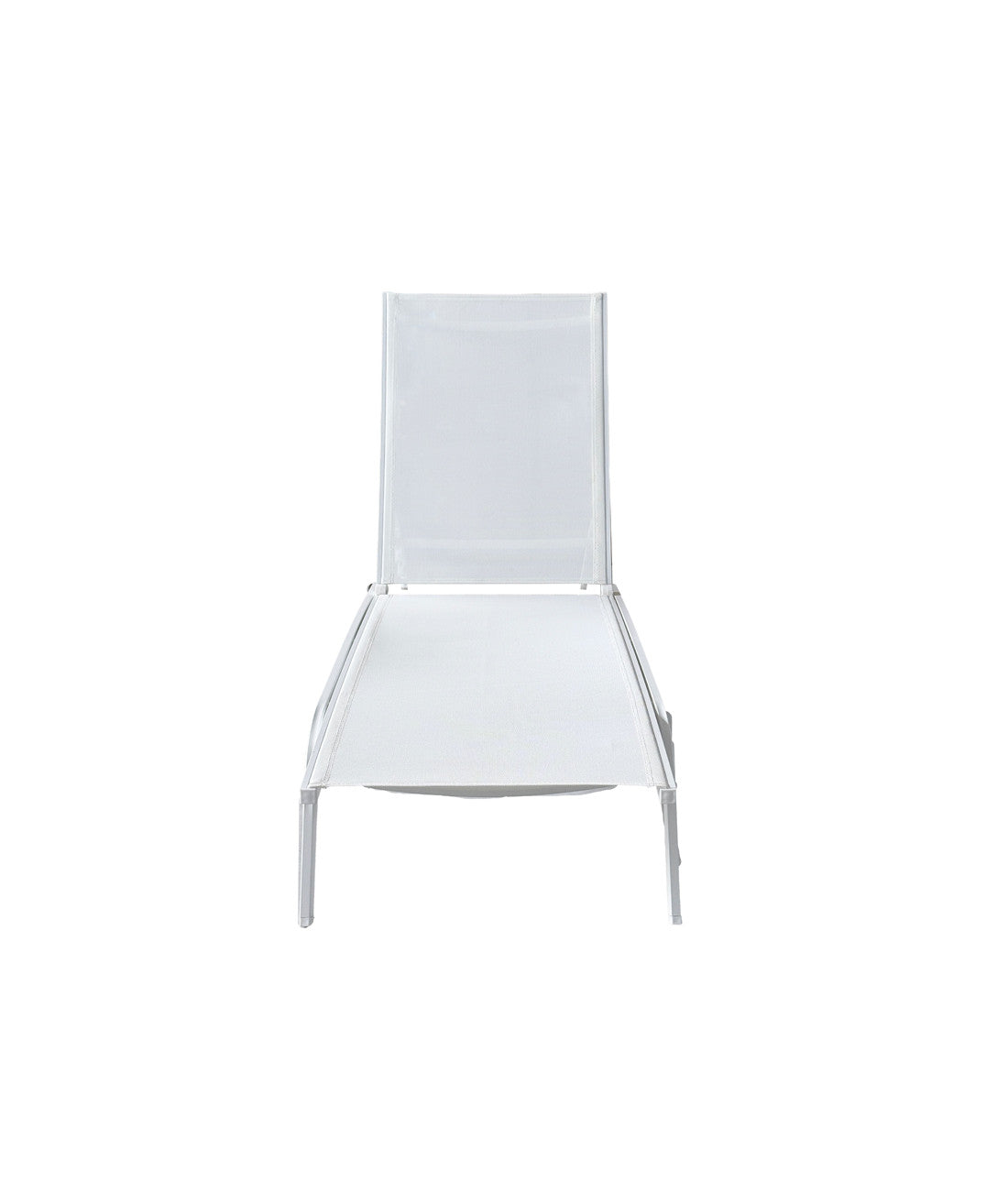 Reposera textileno 192x71cm blanco apilable