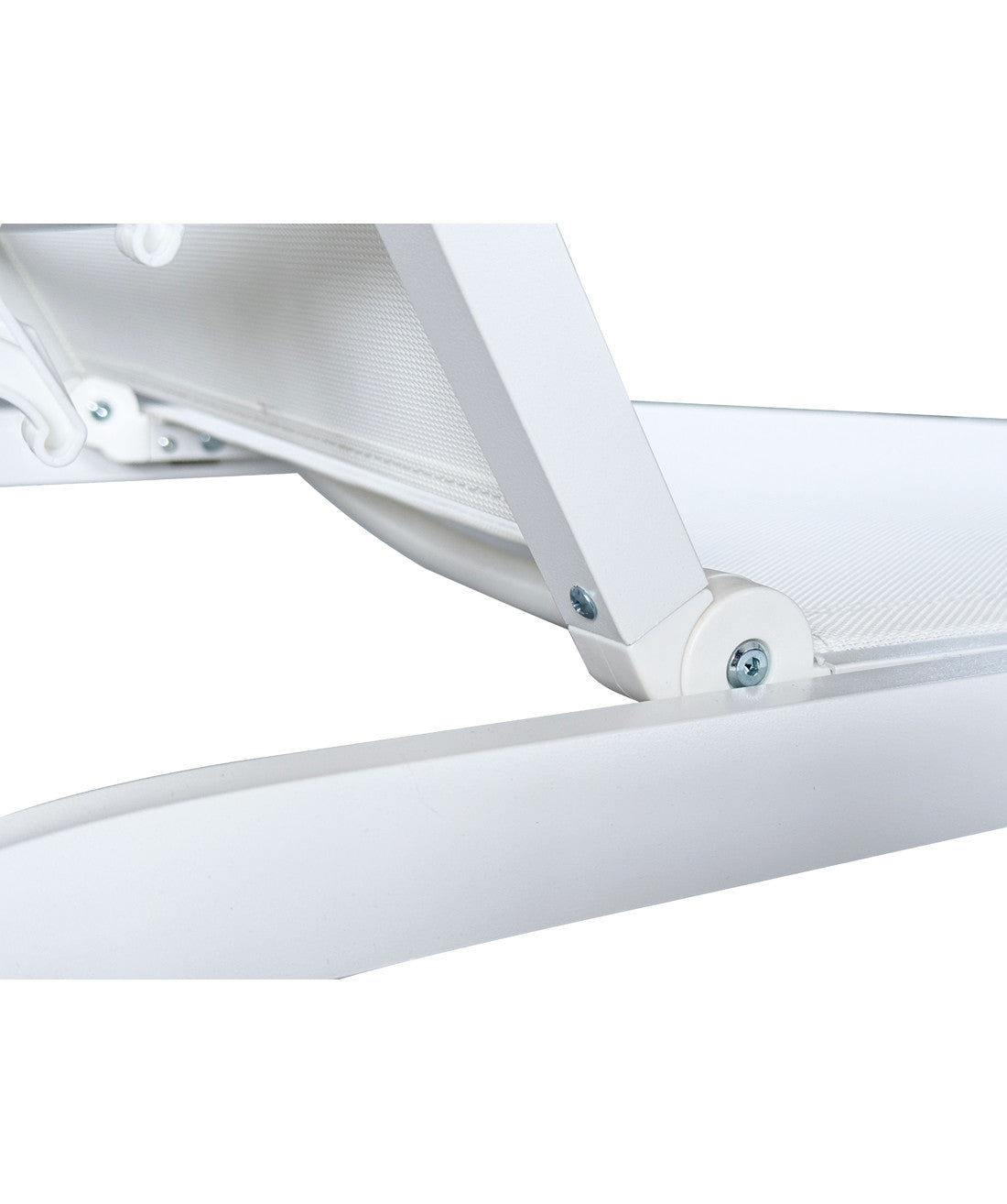 Reposera textileno 192x71cm blanco apilable