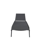 Reposera textileno 192x71cm gris apilable