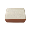 Servilletero cerámica beige terracota