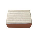 Servilletero cerámica beige terracota