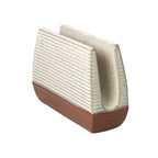 Servilletero cerámica beige terracota