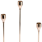 Set 3 candelabros dorados
