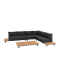 Set seccional terraza Lafite 4pzas