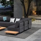 Set seccional terraza Lafite 4pzas
