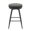 Silla bar Aria giratoria negro set 2