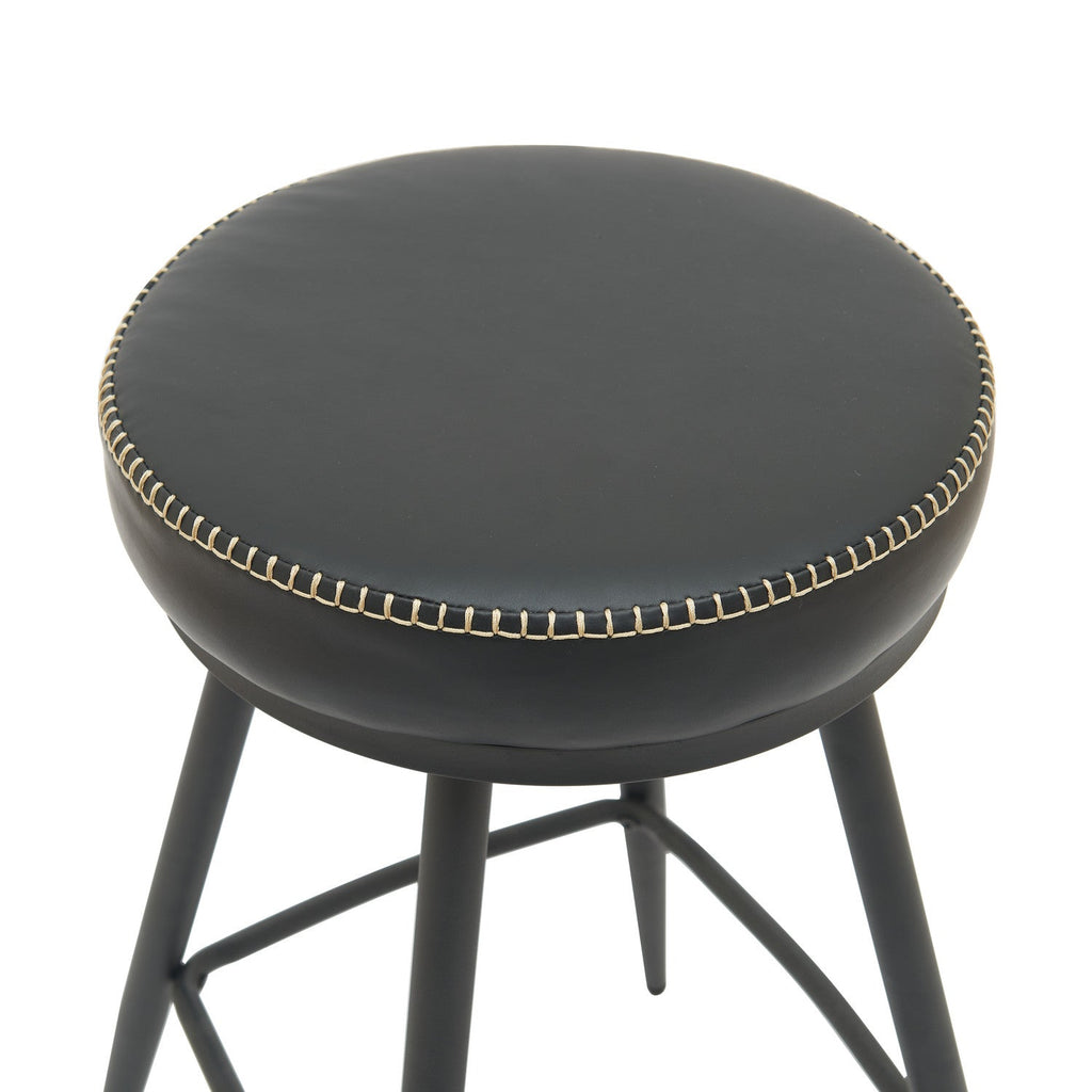 Silla bar Aria giratoria negro set 2