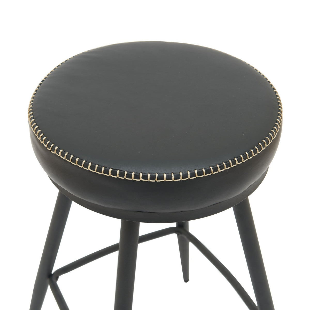 Silla bar Aria giratoria negro set 2