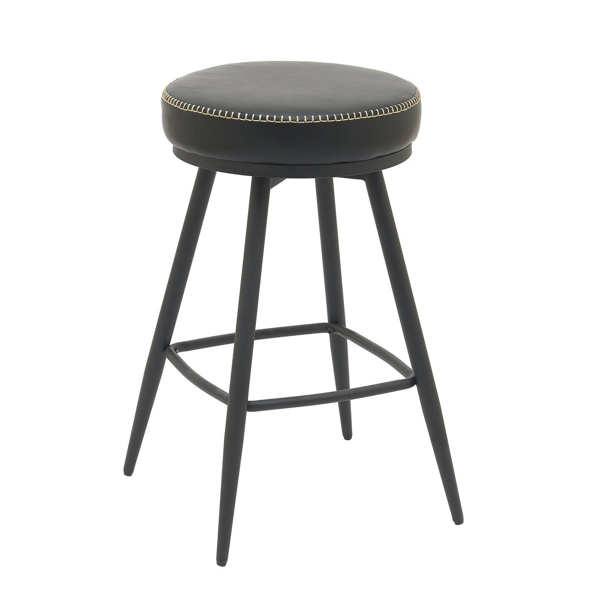 Silla bar Aria giratoria negro set 2