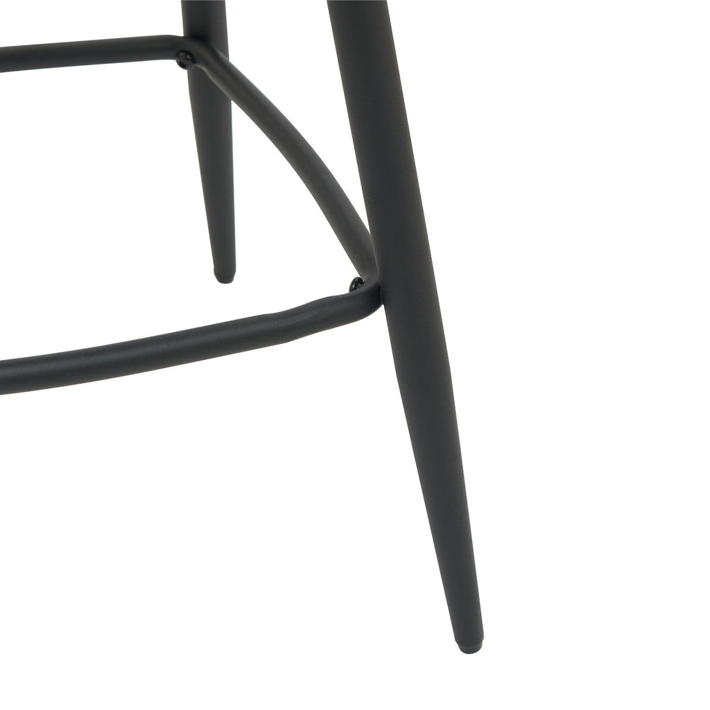 Silla bar Aria giratoria negro set 2
