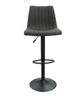 Silla bar Bruna gris oscuro set de 2