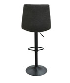 Silla bar Bruna gris oscuro set de 2