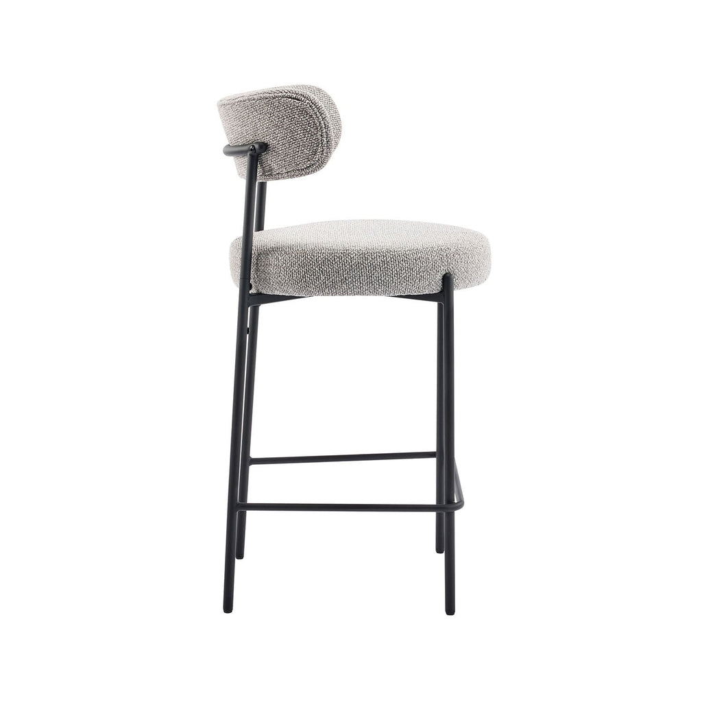 Silla bar Dominga gris set de 2