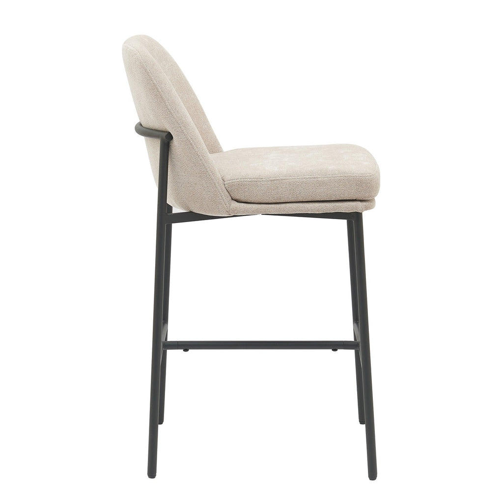 Silla bar Gaia beige set de 2