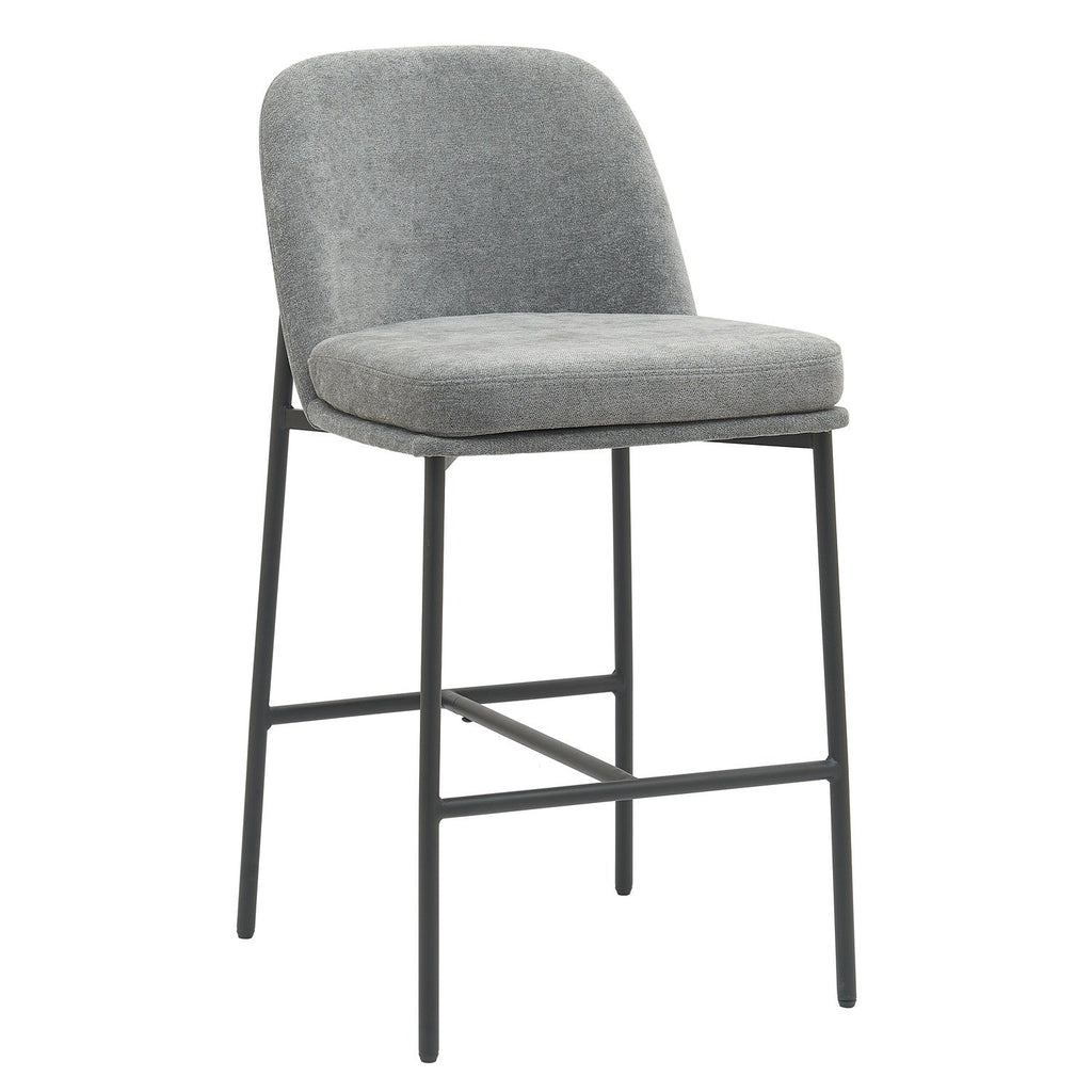 Silla bar Gaia gris set de 2