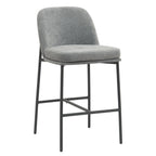 Silla bar Gaia gris set de 2