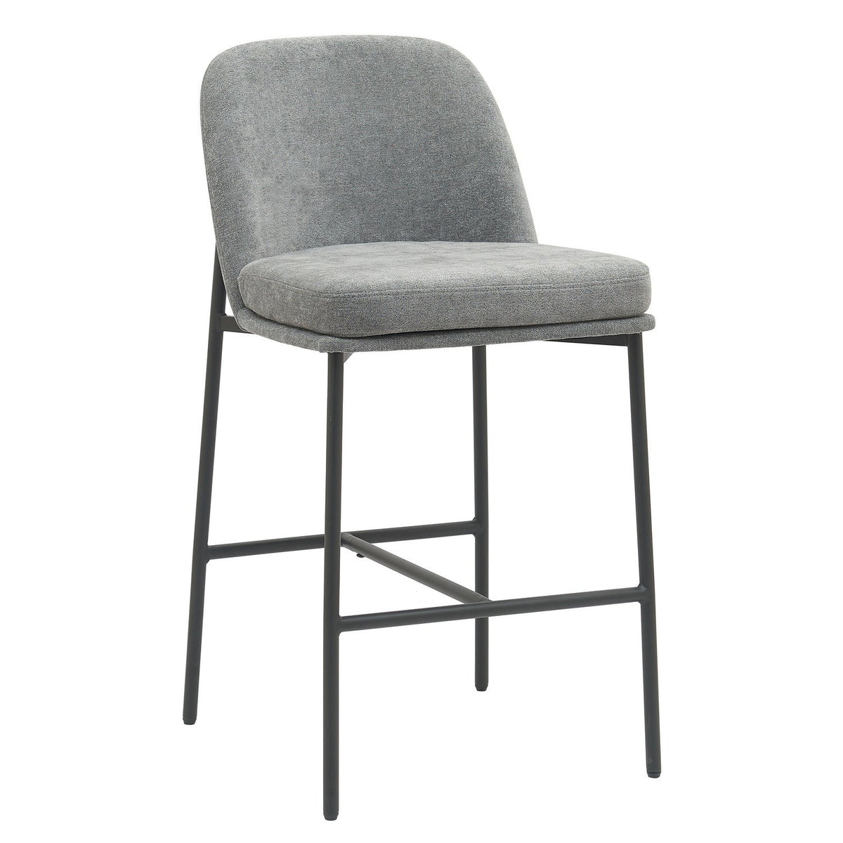 Silla bar Gaia gris set de 2