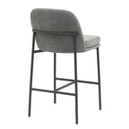 Silla bar Gaia gris set de 2