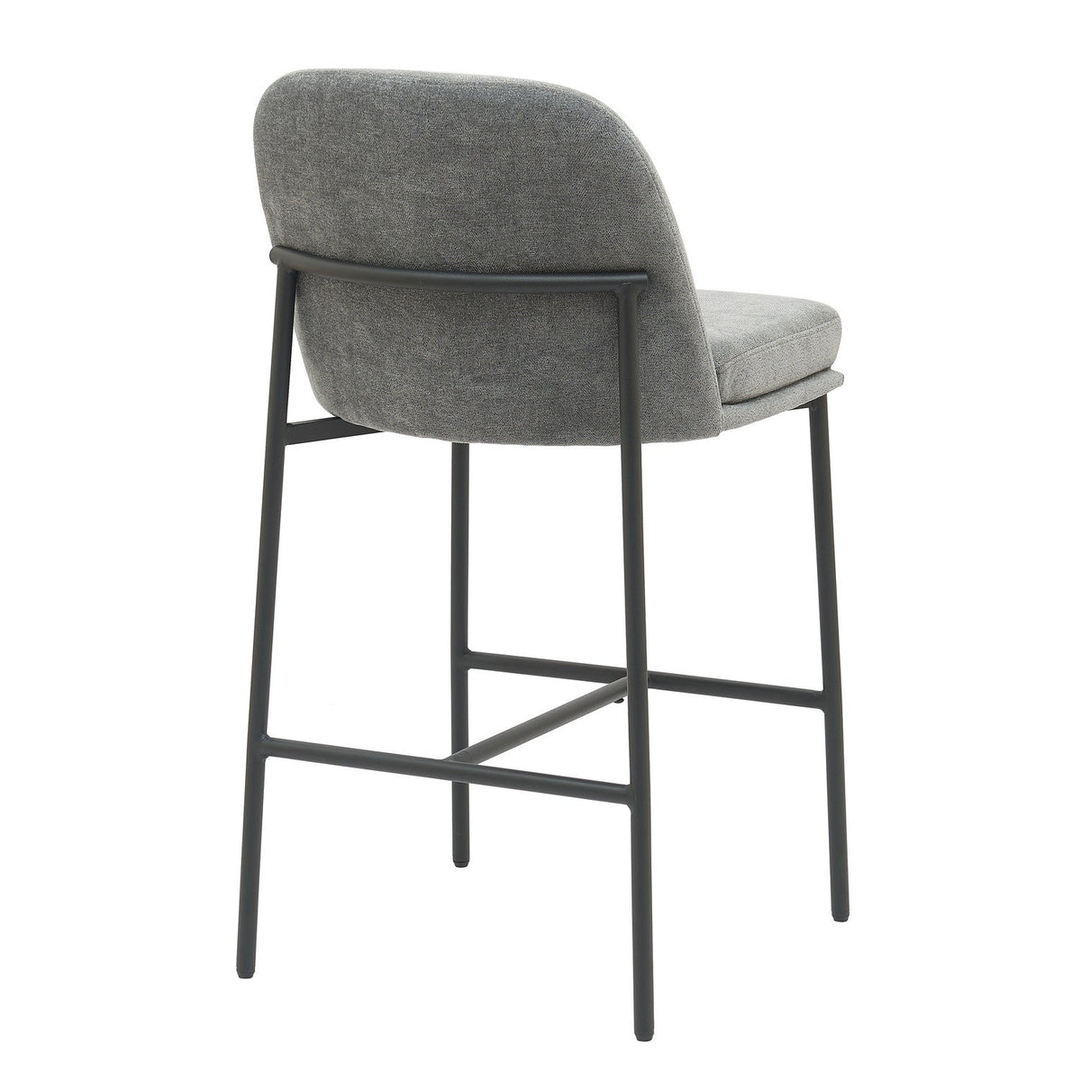 Silla bar Gaia gris set de 2