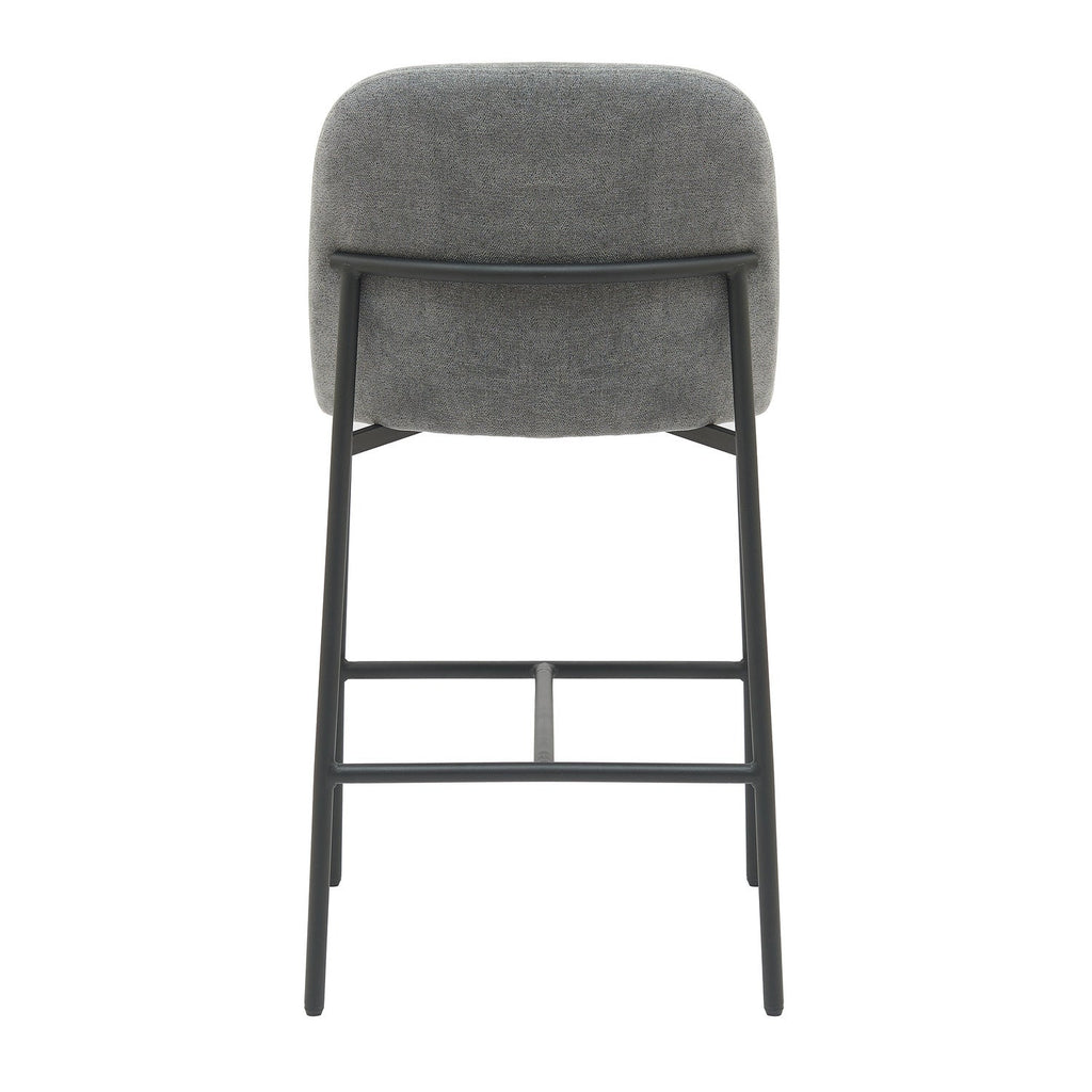Silla bar Gaia gris set de 2