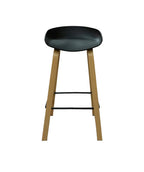 Silla bar Pierre negro