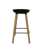 Silla bar Pierre negro