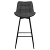 Silla bar Rabat negro