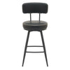 Silla bar Soma giratoria negro set de 2