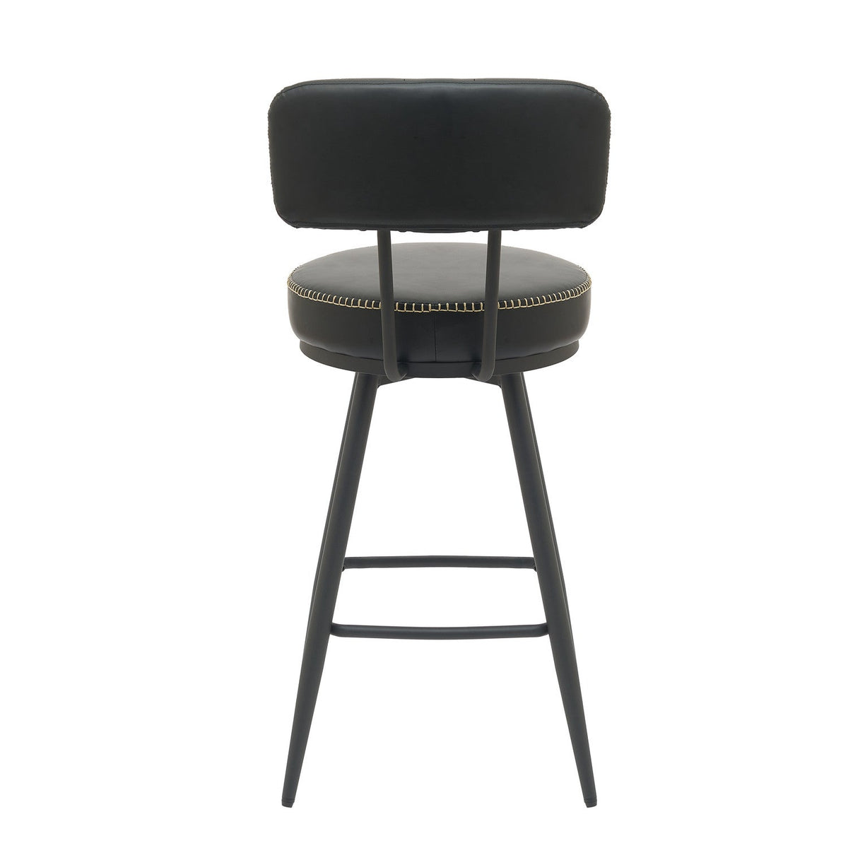Silla bar Soma giratoria negro set de 2