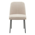 Silla comedor Gaia beige set de 2