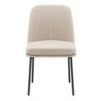 Silla comedor Gaia beige set de 2