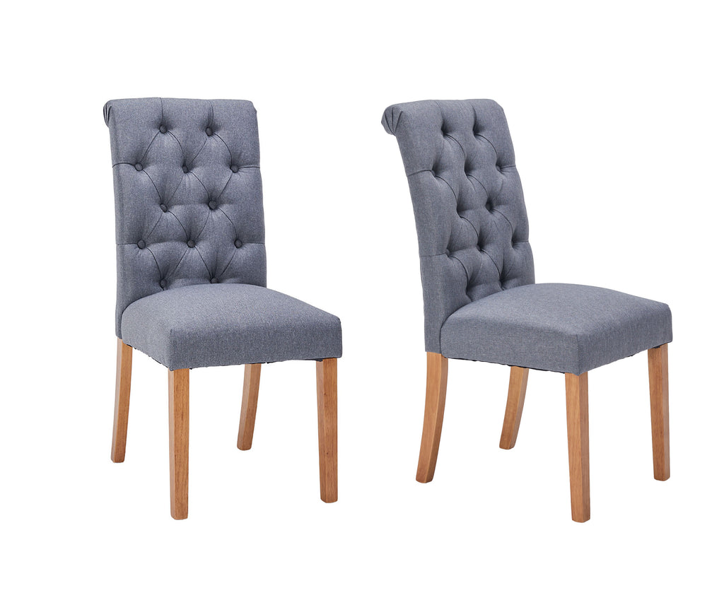 Silla comedor Jason gris set de 2