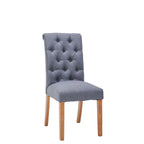 Silla comedor Jason gris set de 2