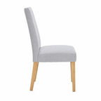 Silla comedor Jules gris claro set de 2