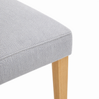 Silla comedor Jules gris claro set de 2