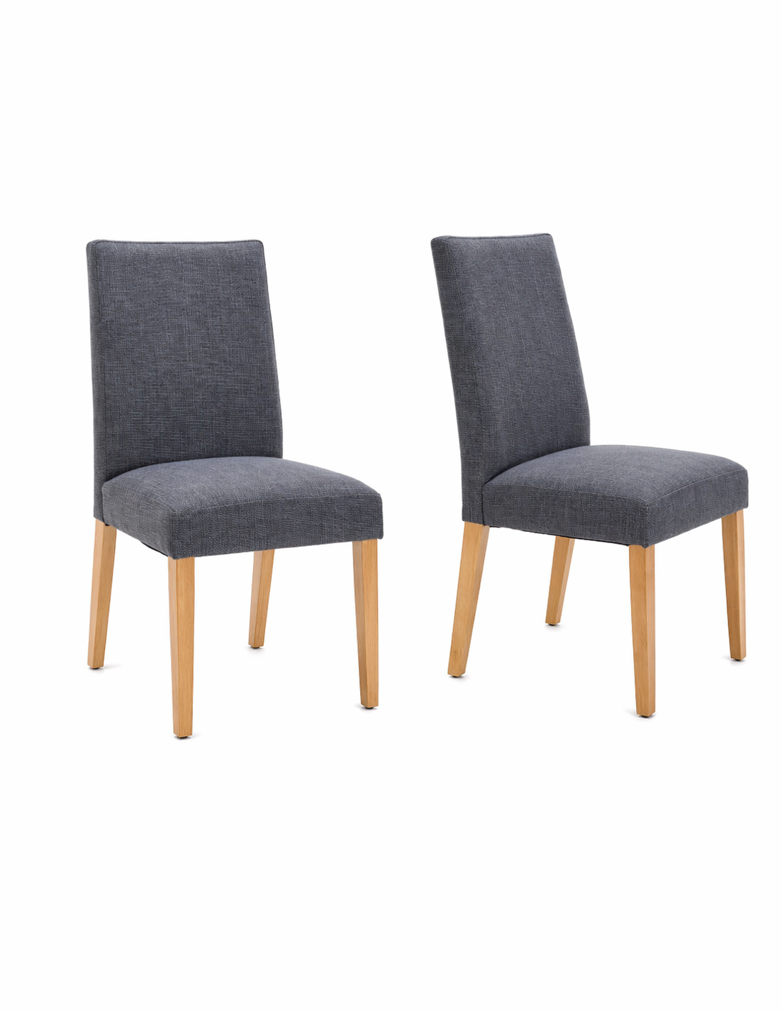 Silla comedor Jules gris oscuro set de 2