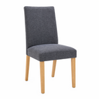 Silla comedor Jules gris oscuro set de 2