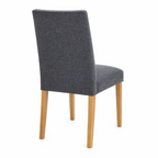 Silla comedor Jules gris oscuro set de 2