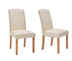 Silla comedor Lucy beige set de 2