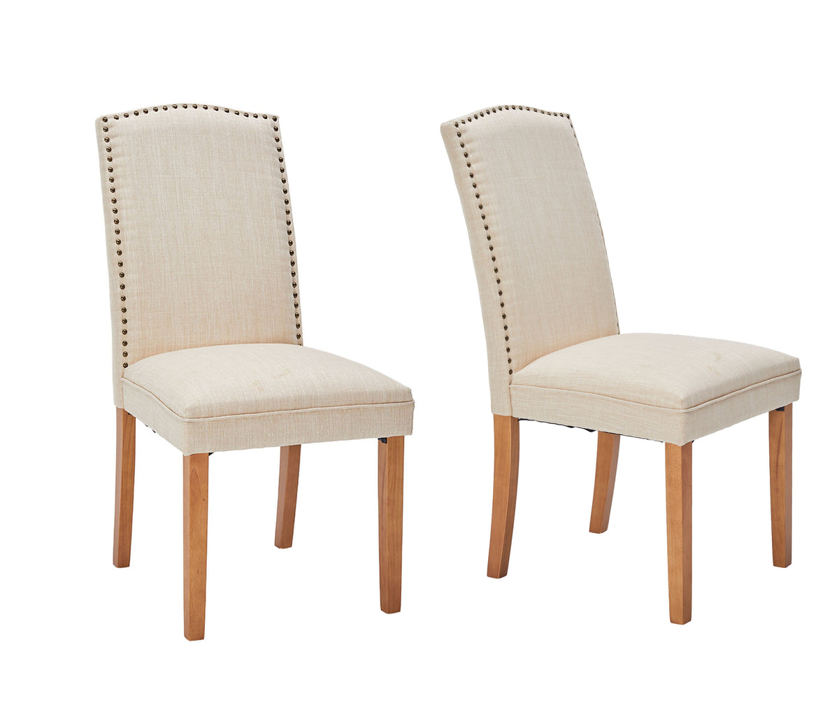 Silla comedor Lucy beige set de 2
