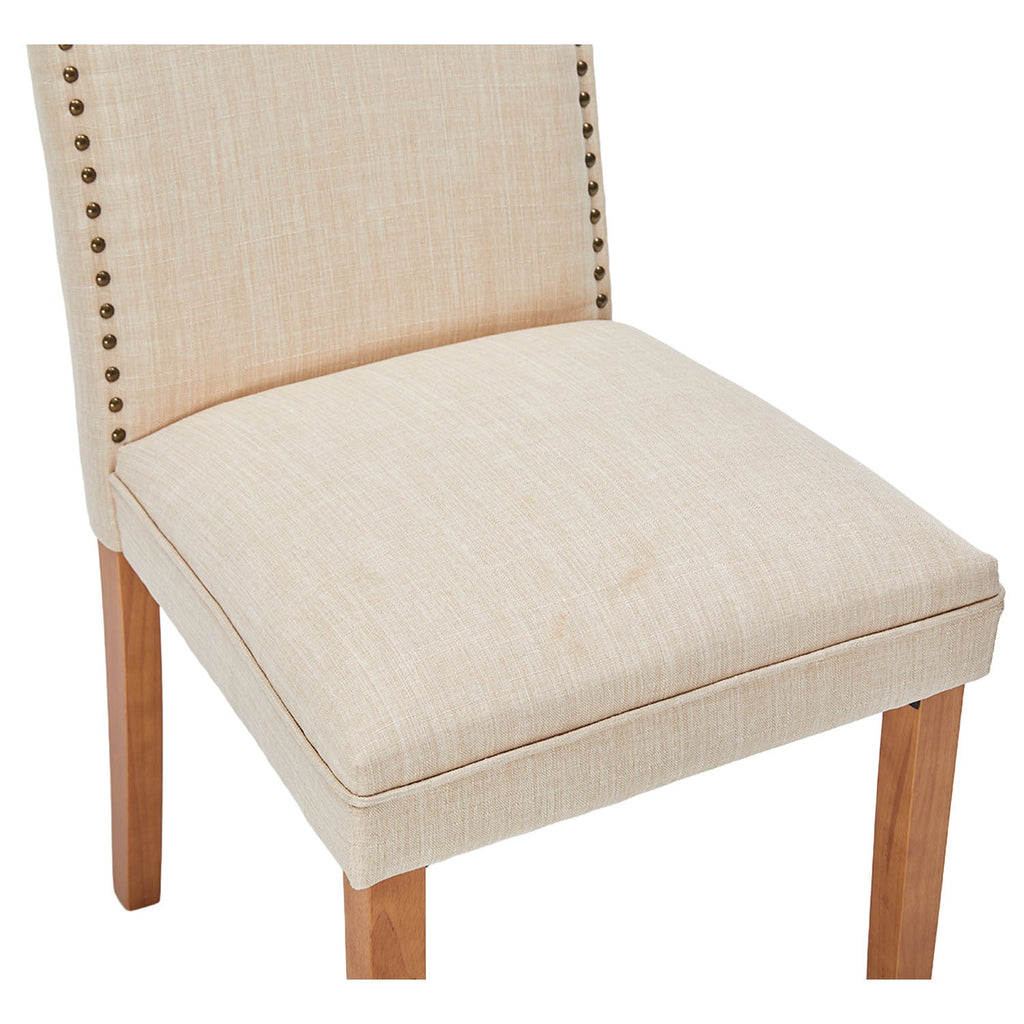 Silla comedor Lucy beige set de 2