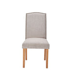 Silla comedor Lucy gris claro set de 2
